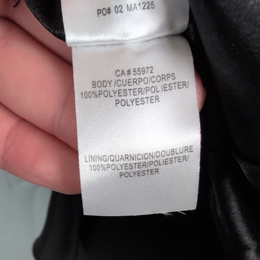 Shelli Segal Black Satin Ruched Bustier/Peplum Top Attention-Grabbing New Size 2 - Picture 10 of 11